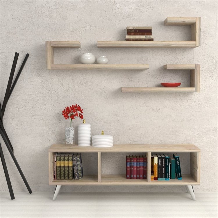 Tiffany Wooden Composition in Mensole