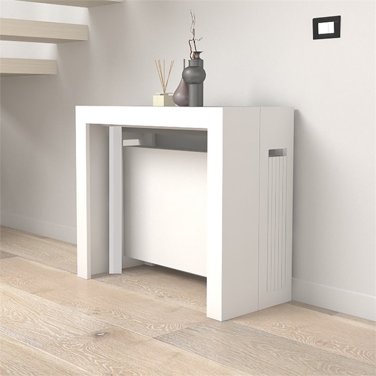 Consolle allungabile Mercurio con porta prolunghe in Consolle