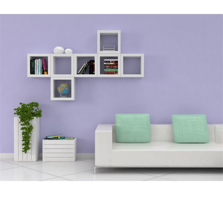 Wall Cubes Thickness 4 cm in Shelf brackets and Supports