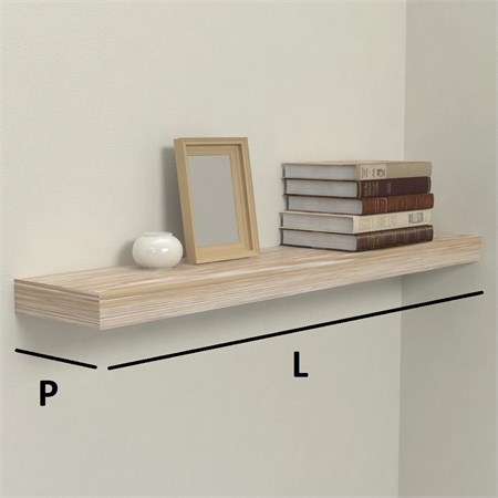 solid wood customized shelves