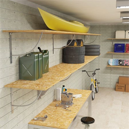 tondino garage shelf brackets