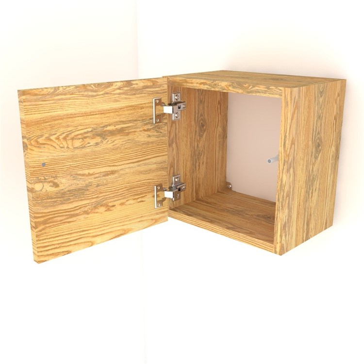 Wall cubes with door in Shelf brackets and Supports