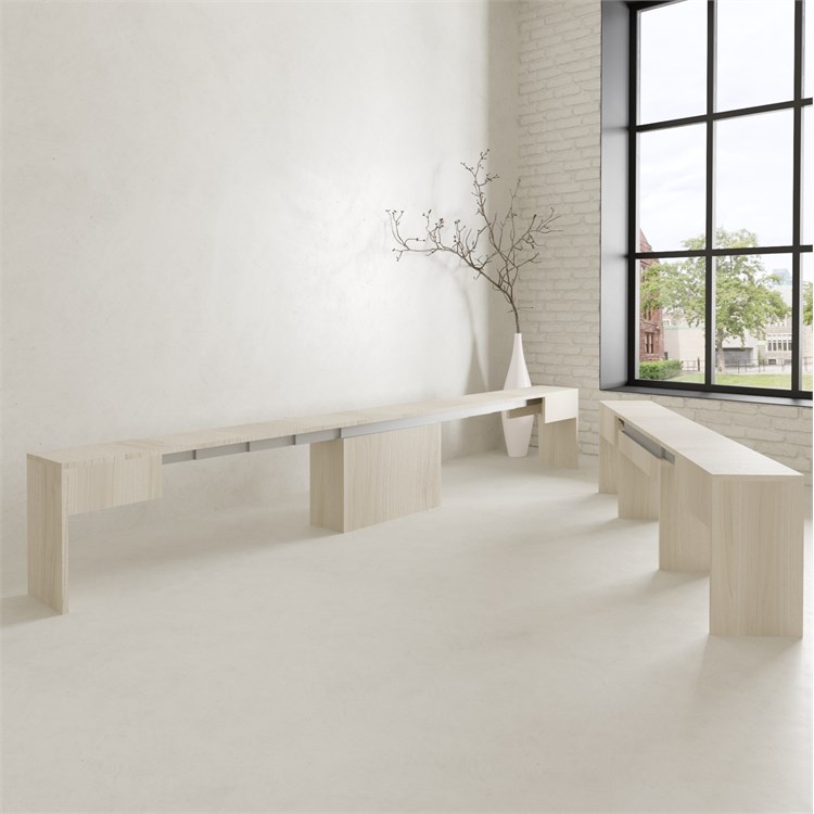 Karen banc extensible avec support d'extension - Made in Italy in Consolle