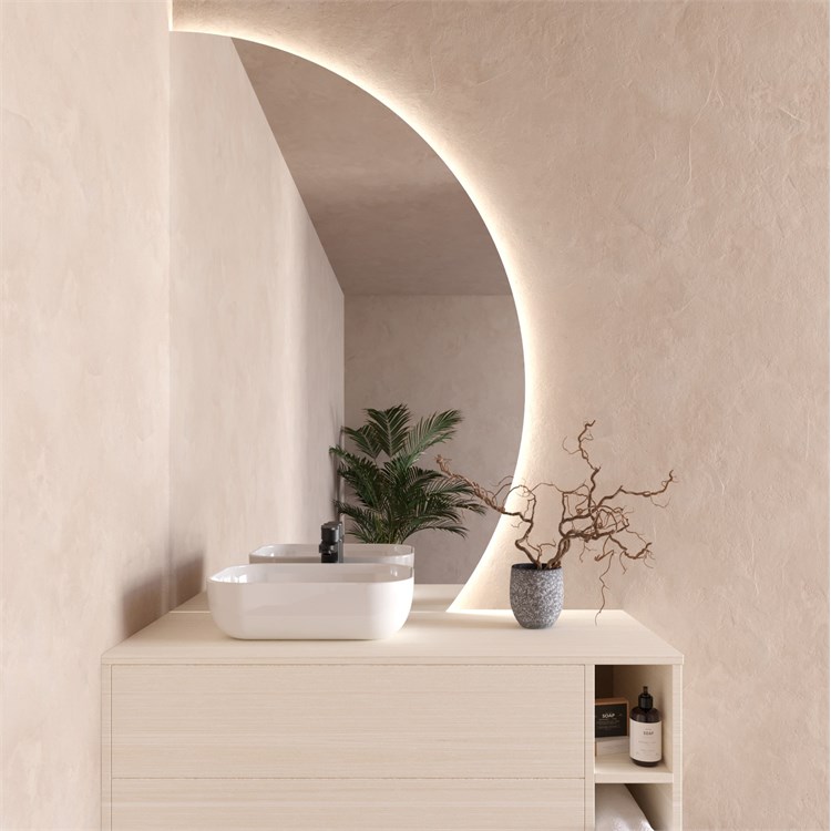 Specchio da parete Vela in Arredo bagno