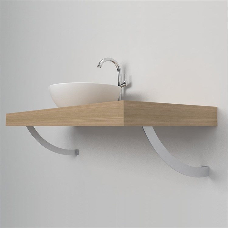 Support arrondie console salle de bain in Meubles salle de bains