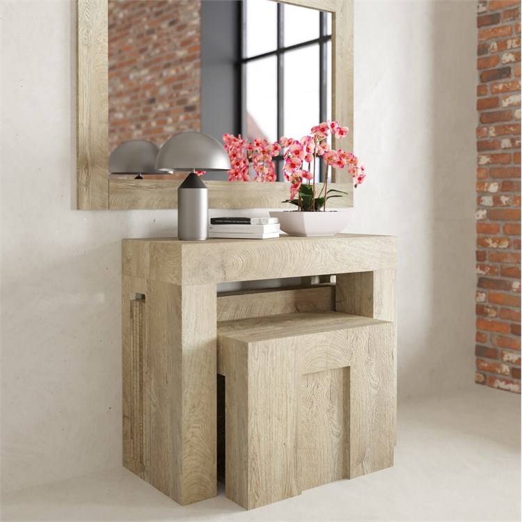 copy of Extensible console Kilika in laminated wood folding in Consolle