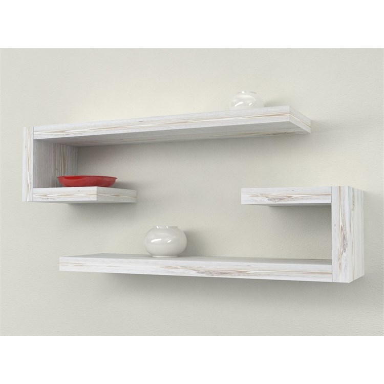 Mensole in legno design ad L in Mensole