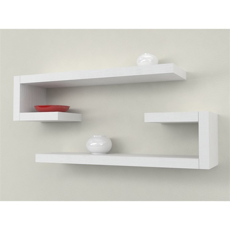 Mensole in legno design ad L in Mensole