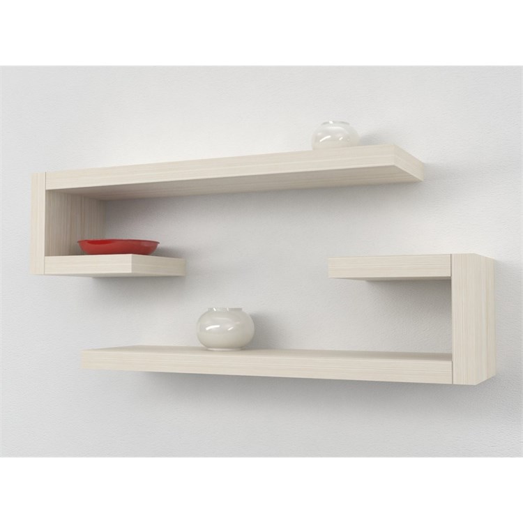 Mensole in legno design ad L in Mensole