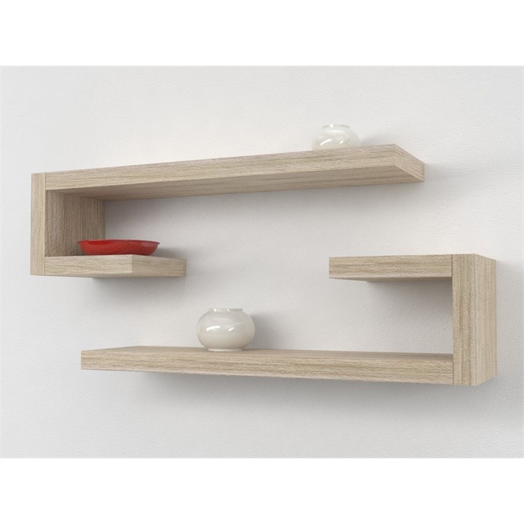 Mensole in legno design ad L in Mensole