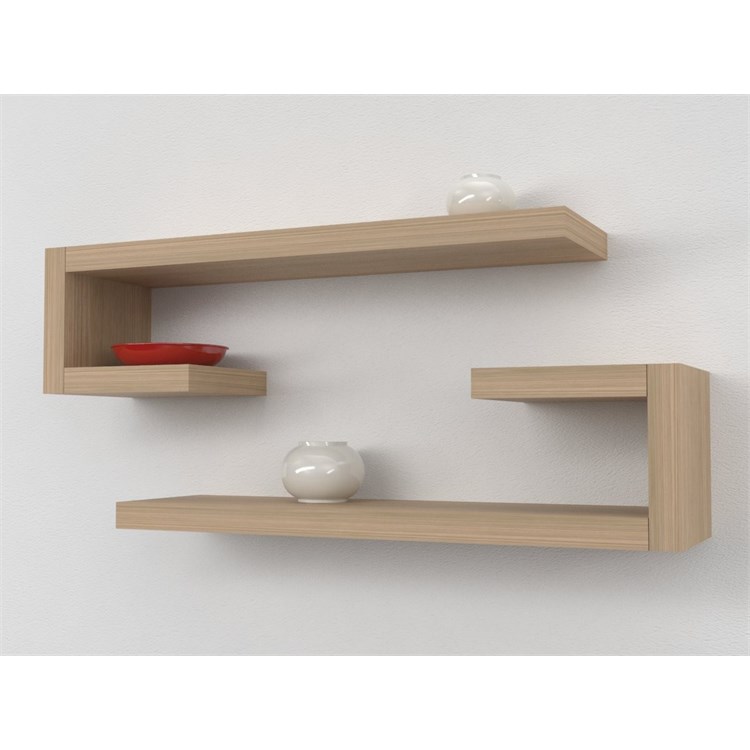 Mensole in legno design ad L in Mensole