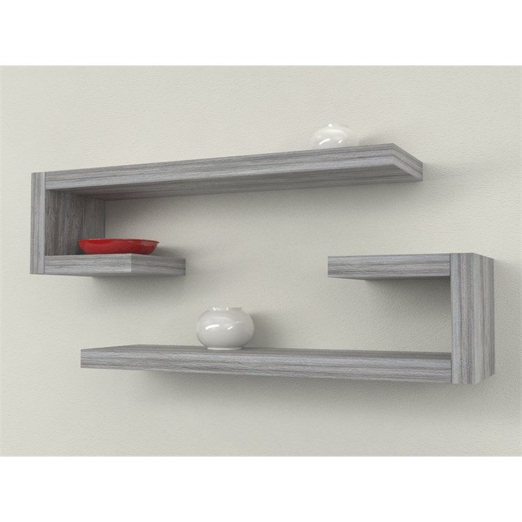 Mensole in legno design ad L in Mensole