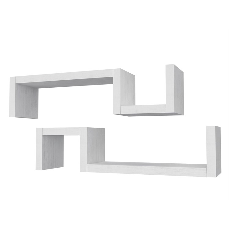 Mensole in legno design ad S in Mensole