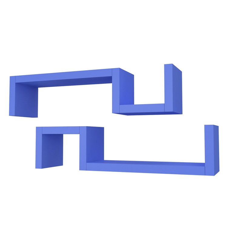 Mensole in legno design ad S in Mensole