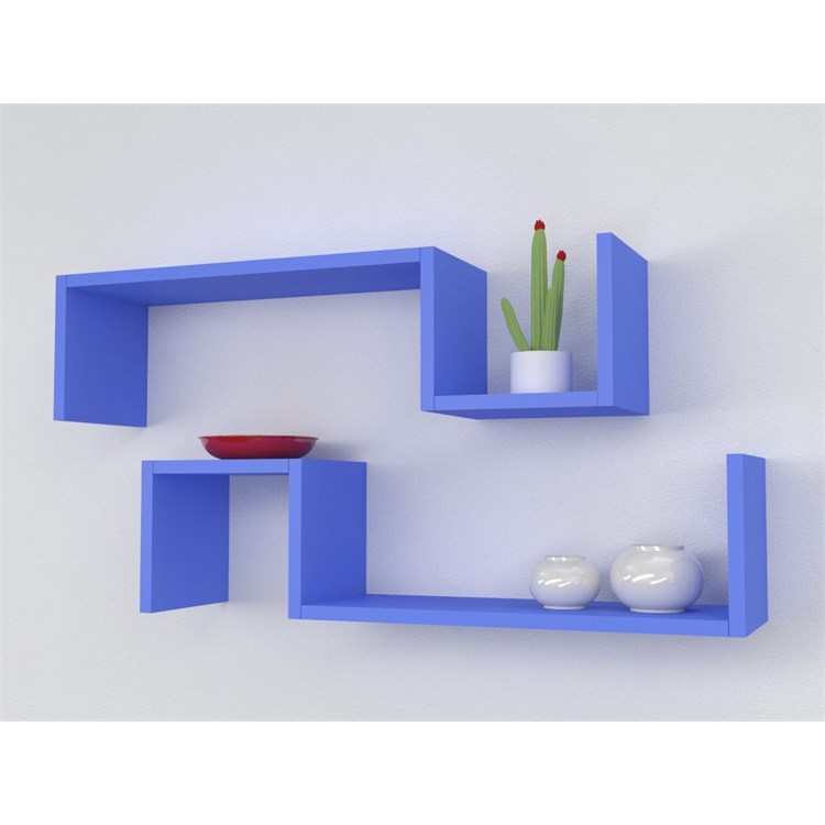 Mensole in legno design ad S in Mensole