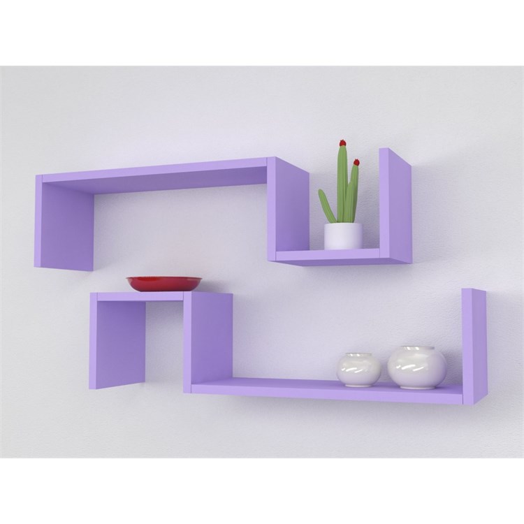 Mensole in legno design ad S in Mensole