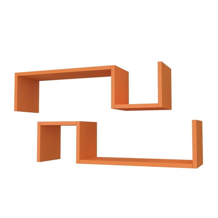 Mensole in legno design ad S in Mensole