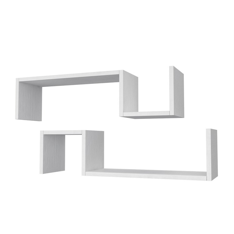 Mensole in legno design ad S in Mensole