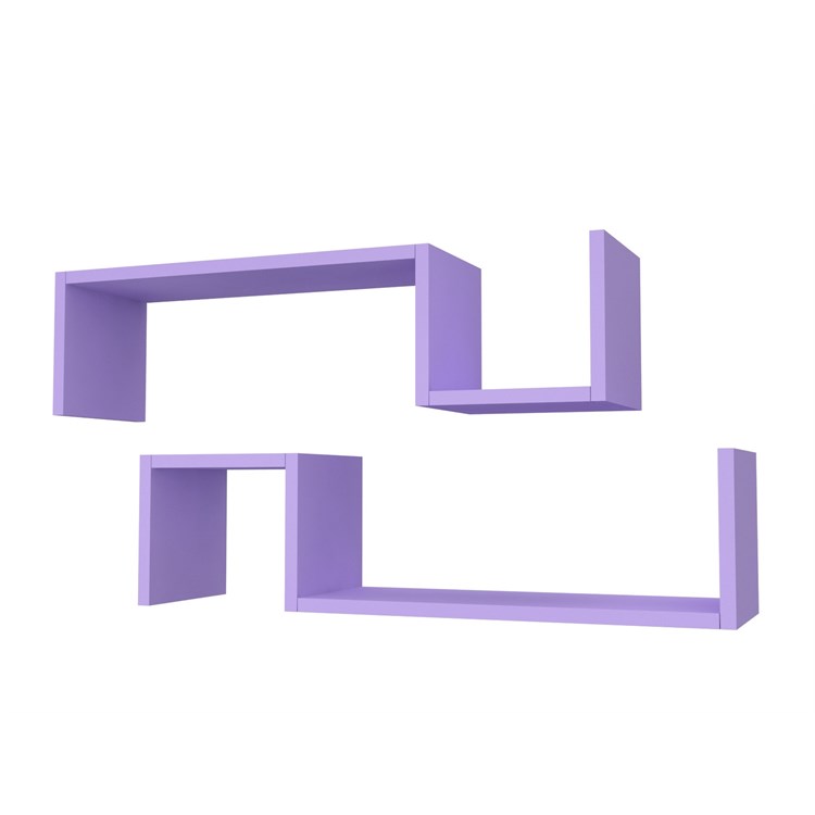 Mensole in legno design ad S in Mensole