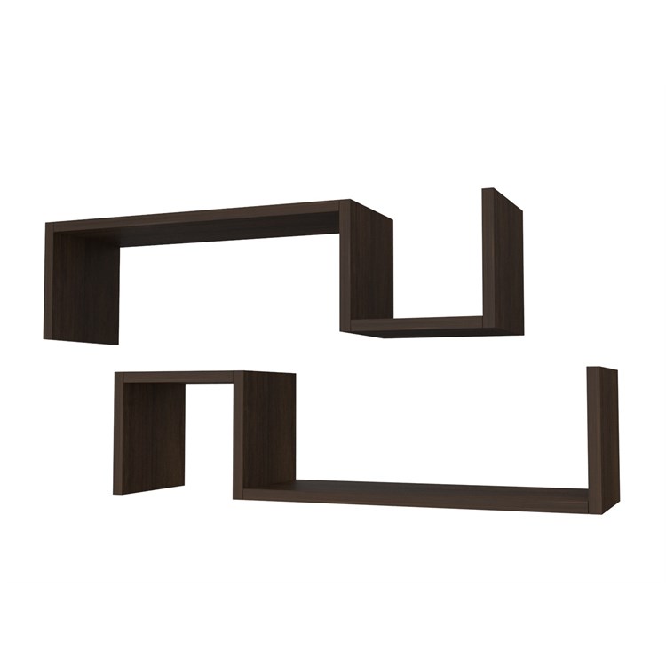 Mensole in legno design ad S in Mensole