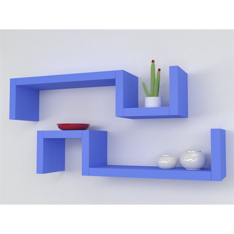 Mensole in legno design ad S in Mensole