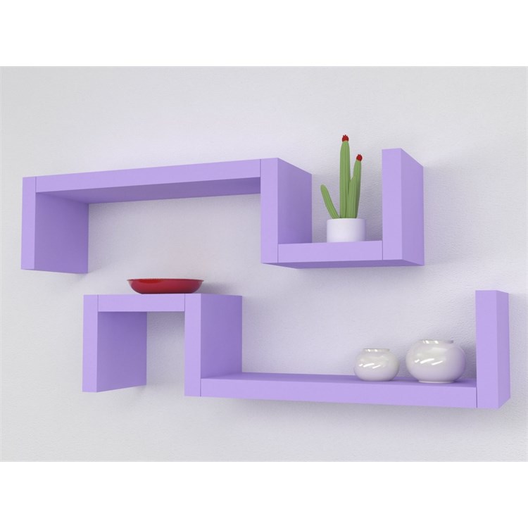 Mensole in legno design ad S in Mensole