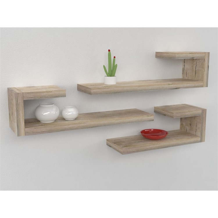 Composizione in legno Tiffany in Mensole