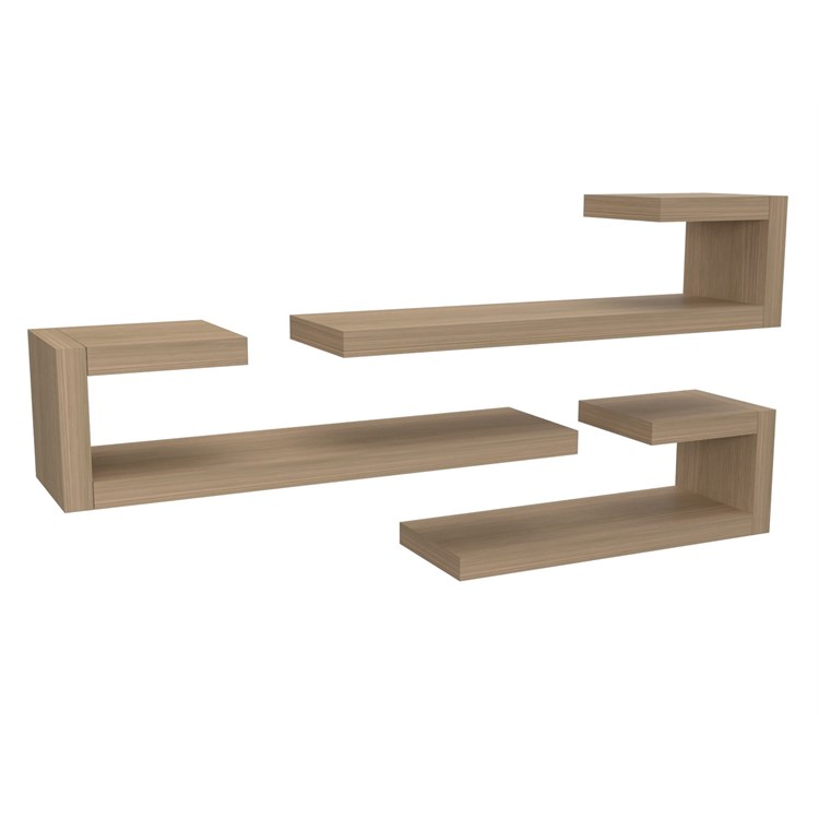 Composizione in legno Tiffany in Mensole