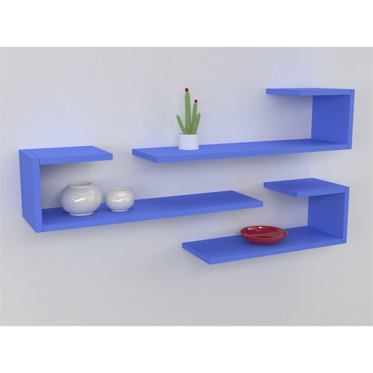 Composizione in legno Tiffany in Mensole