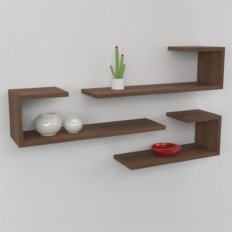 Composizione in legno Tiffany in Mensole