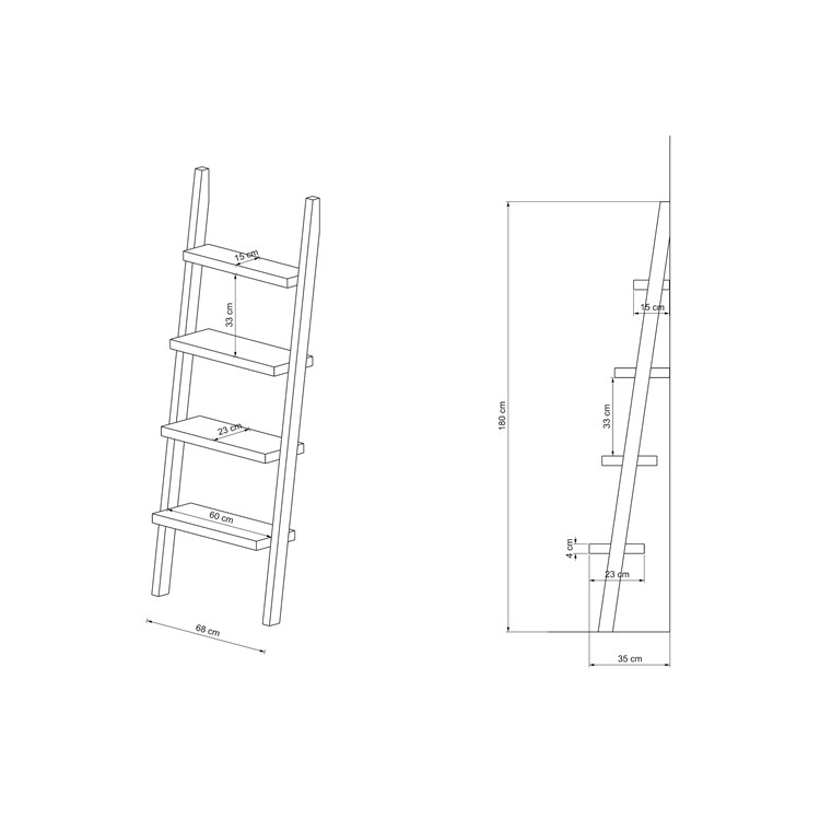 Scaletta XL portaoggetti in Arredo bagno