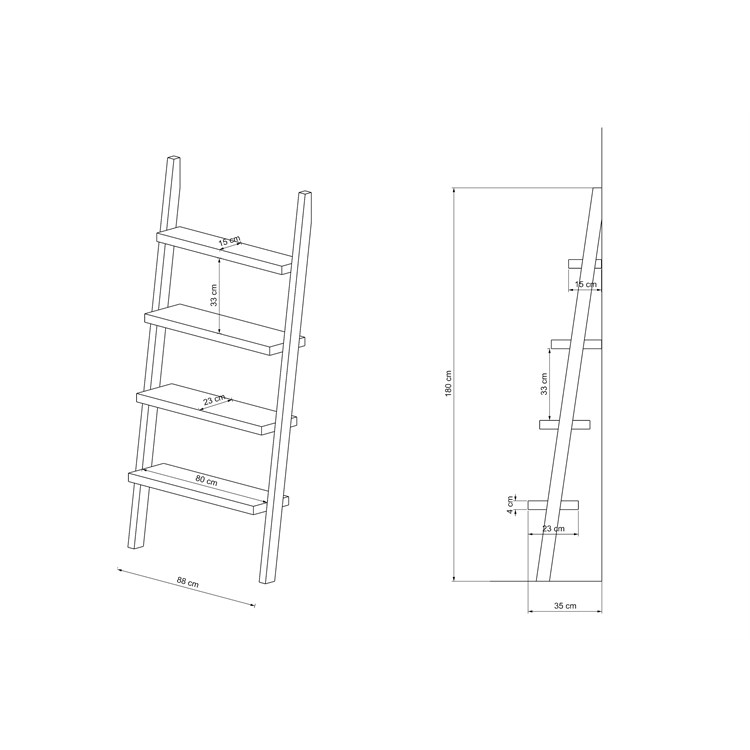 Etagere échelle XL in Meubles salle de bains
