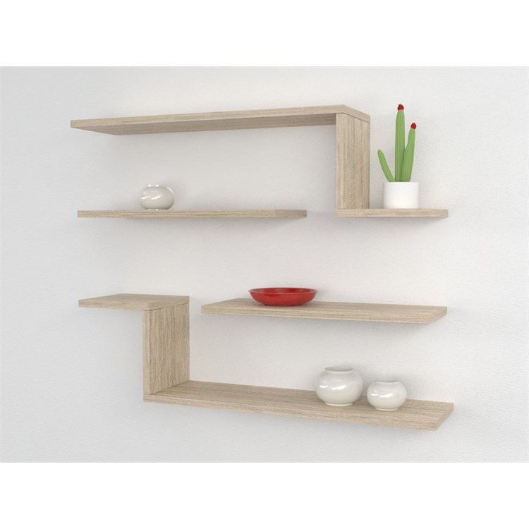 Composizione in legno Angel in Mensole