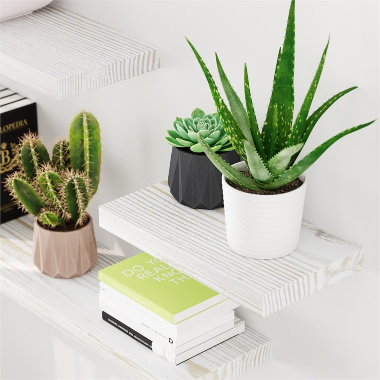 Wooden shelves in Mensole