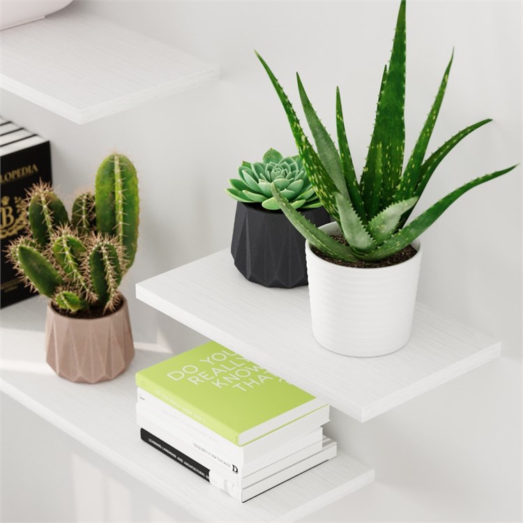 Wooden shelves in Mensole