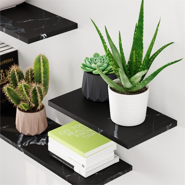 Wooden shelves in Mensole