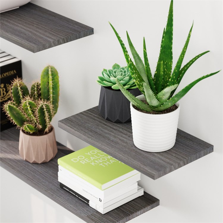 Wooden shelves in Mensole