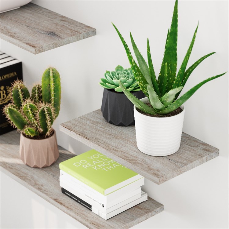 Wooden shelves in Mensole