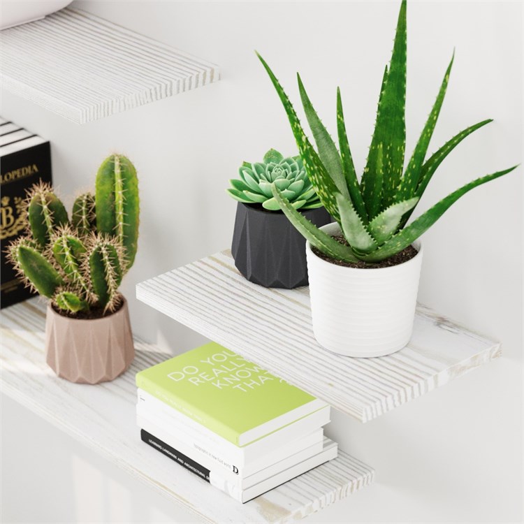 Wooden shelves in Mensole