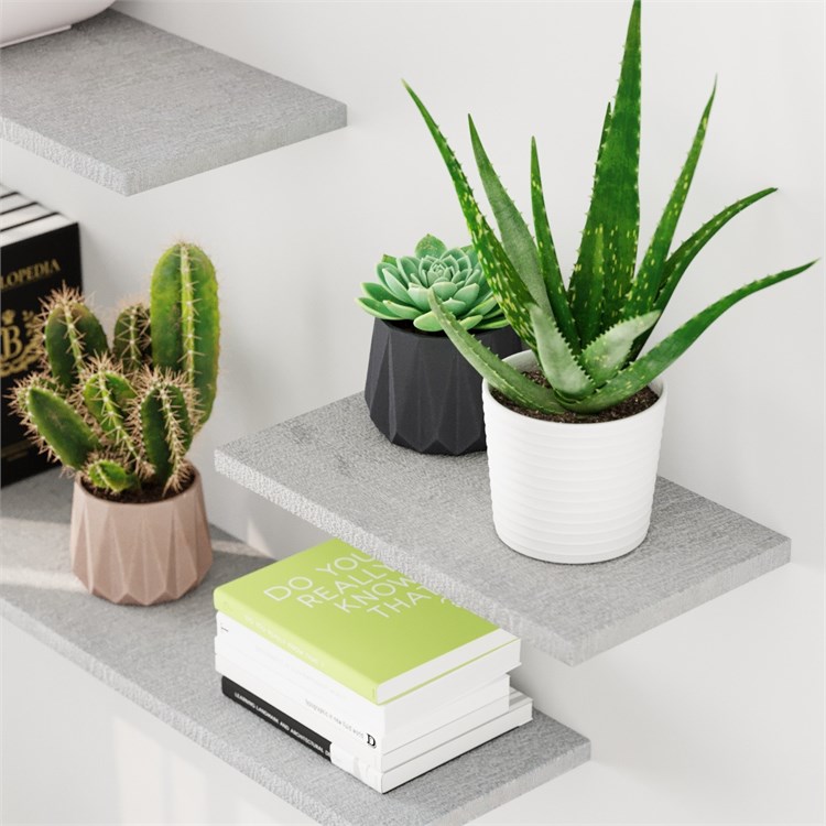 Wooden shelves in Mensole