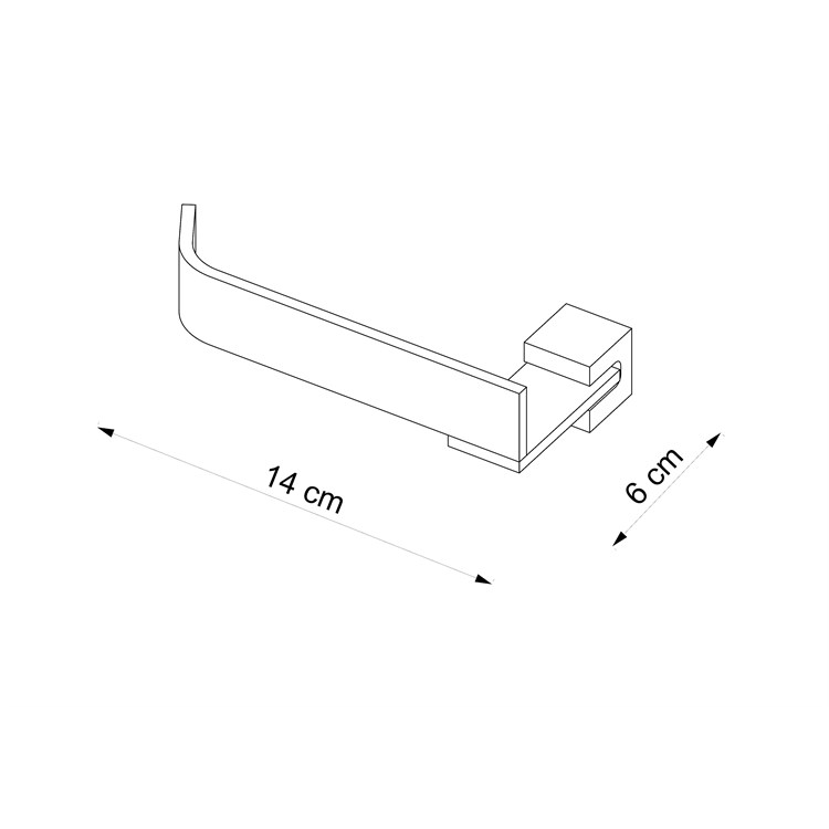 Roll holder 005 in Bathroom furniture