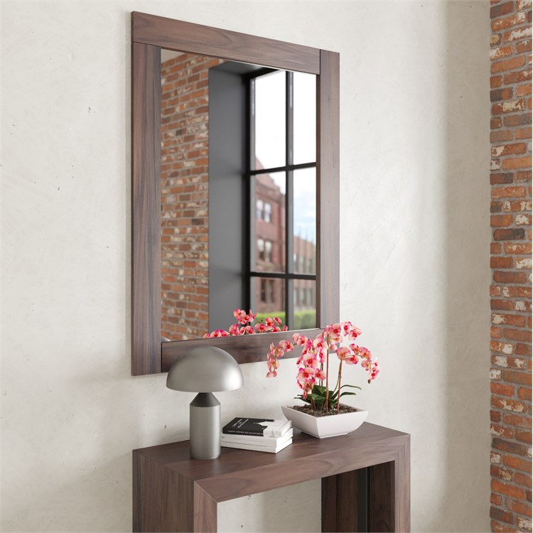 Mirrors with wooden frame in Shelf brackets and Supports