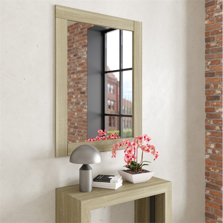Mirrors with wooden frame in Shelf brackets and Supports