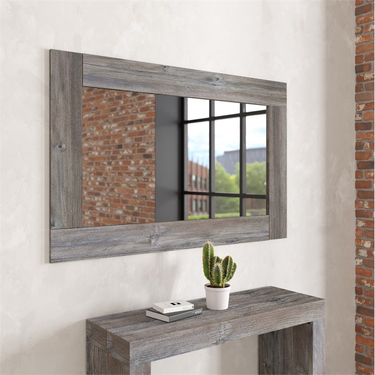 Mirrors with wooden frame in Shelf brackets and Supports