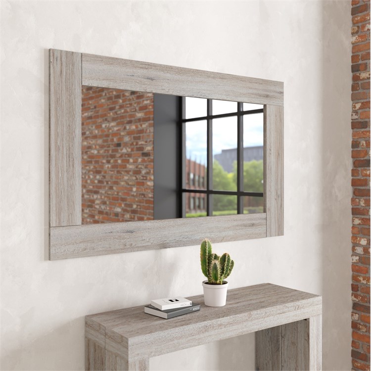 Mirrors with wooden frame in Shelf brackets and Supports