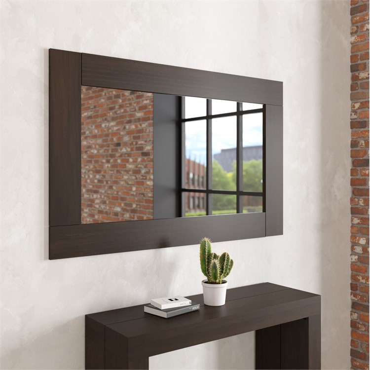 Mirrors with wooden frame in Shelf brackets and Supports