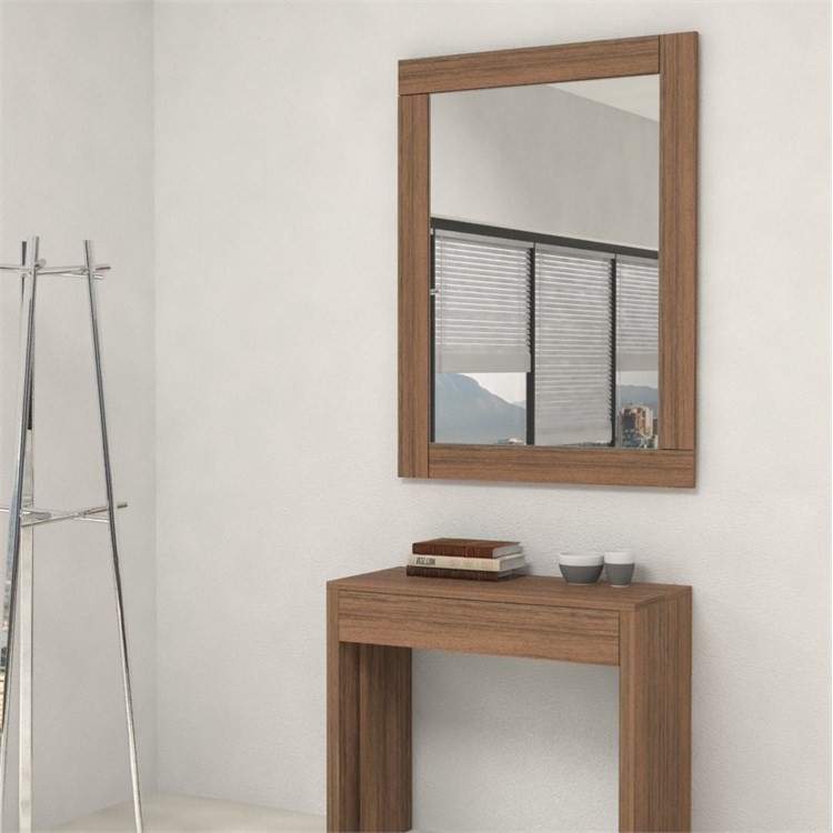 Mirrors with wooden frame in Shelf brackets and Supports
