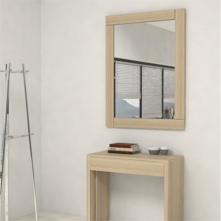 Mirrors with wooden frame in Shelf brackets and Supports