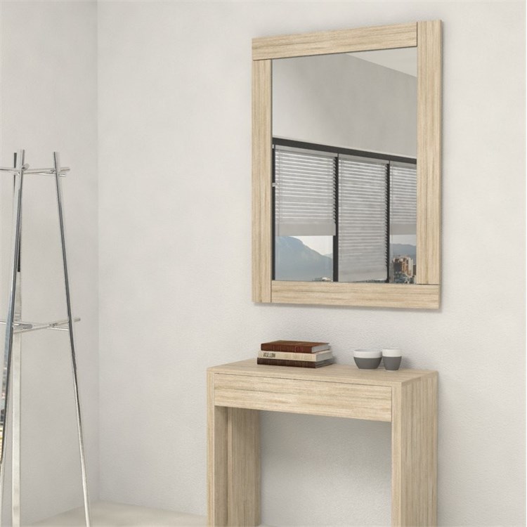 Mirrors with wooden frame in Shelf brackets and Supports