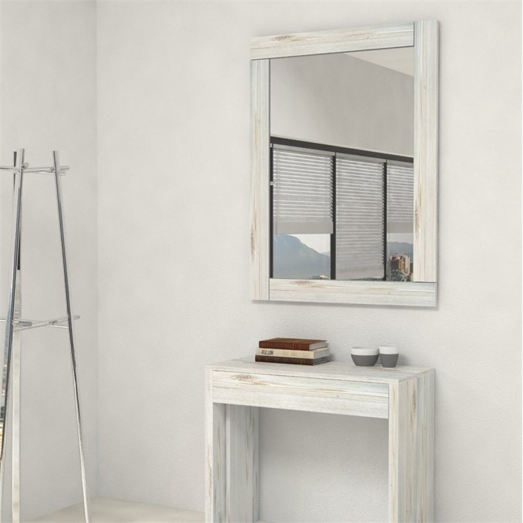 Mirrors with wooden frame in Shelf brackets and Supports